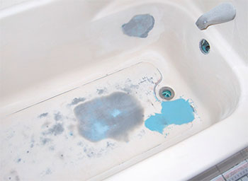 Покраска ванны - после эксплуатации