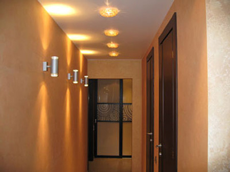 освещение коридора основной свет 2