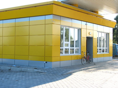 Обшивка фасада композитом