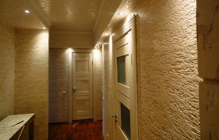 стены в коридоре варианты отделки